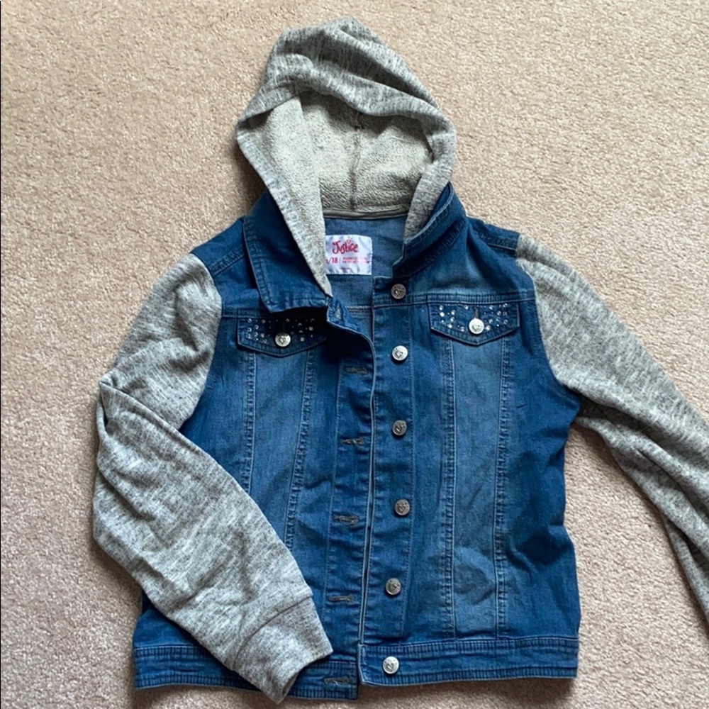 Hooded Jean Jacket